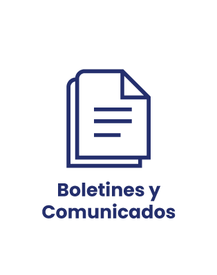 Boletines y comunicados